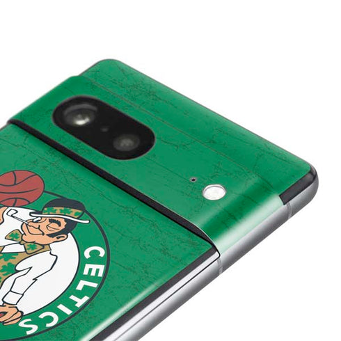 NBA Boston Celtics Green Primary Logo Pixel Skins